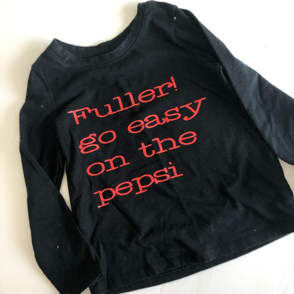 Shirt with homemade vinyl design